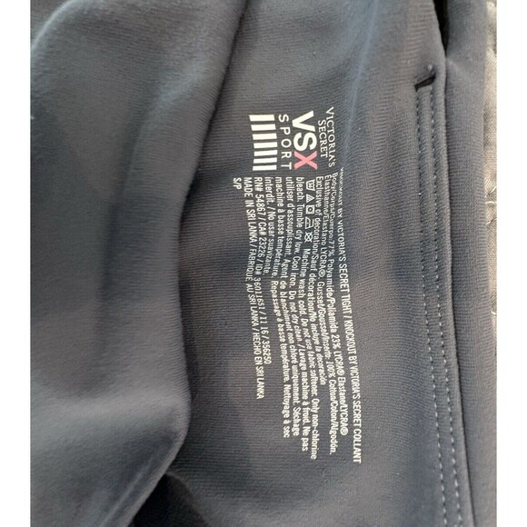 Victoria's Secret VSX Sport Gray Knockout Tight Pants with Pockets Size S/P - Picture 2 of 6